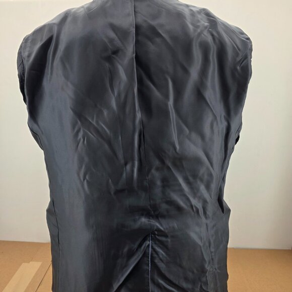 Brooks Brothers  Regent   Wool Men Sport Coat Blazer Blue Windowpane 46R - Picture 7 of 16